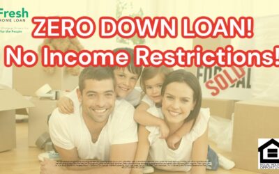 Zero Down Financing with No Income Restrictions!